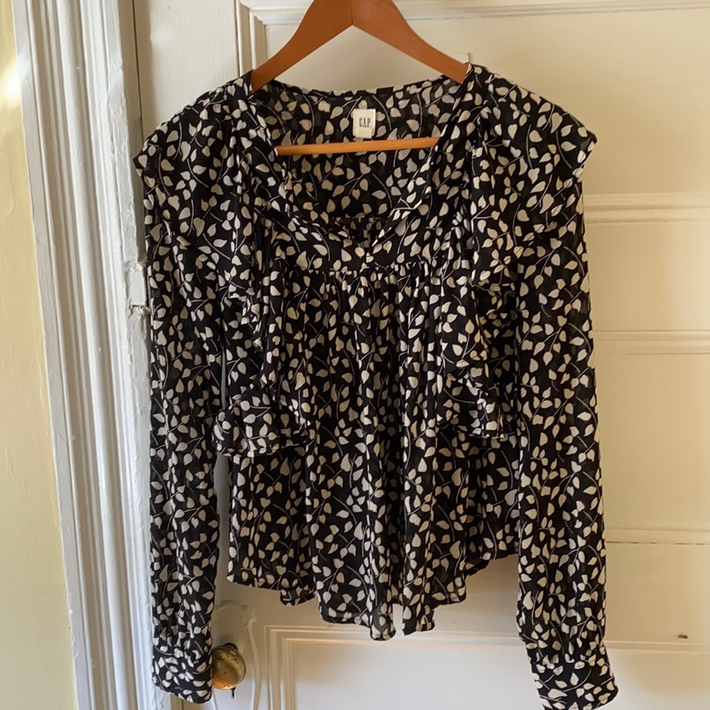 Romantic ruffled top